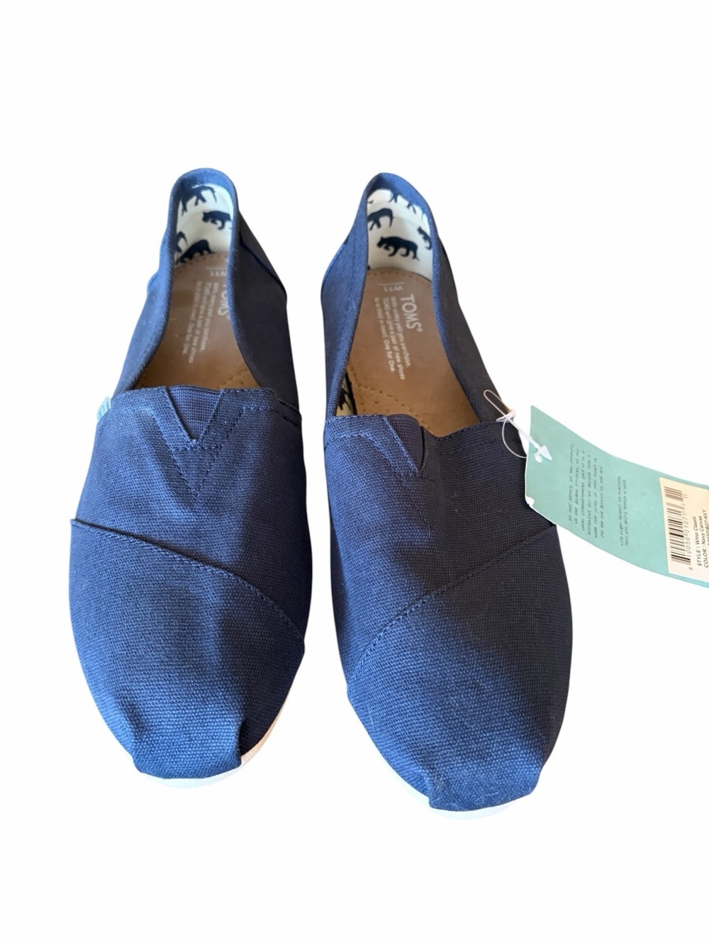 TOMS Classic Navy Canvas
Alpargata Shoes-Women’s -Size 11W NWT